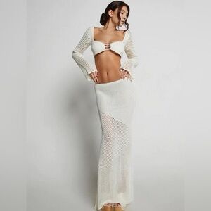 Tiger Mist Macauley White Crochet Set